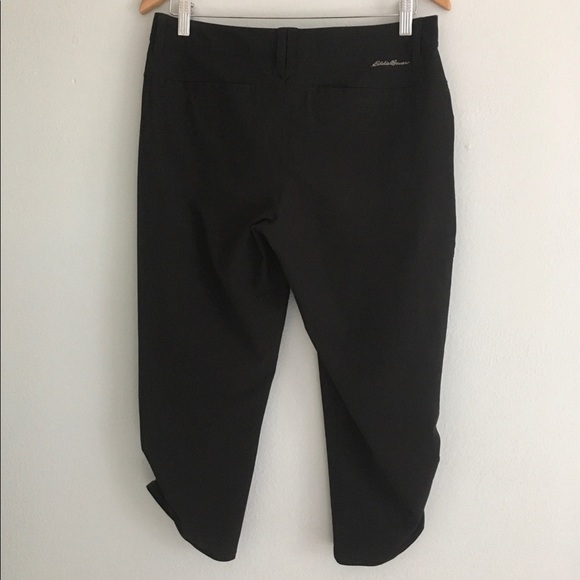 Eddie Bauer Adventurer Black Capri Pants Size 6 - Picture 2 of 6
